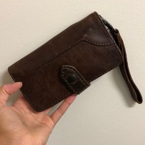 Frye genuine leather wallet
